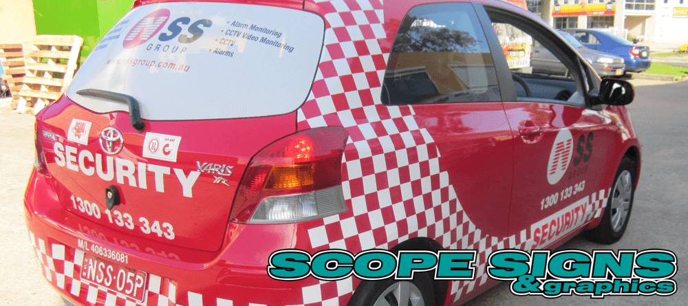 Vehicle Signage - Scope Signs and Graphics